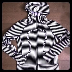 Lululemon scuba hoodie black and white